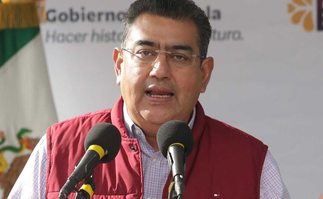 Sergio Salomón Céspedes expresó que se puede diferir pero no tener razón en torno a su designación | Foto: Agencia Es Imagen para El Universal Puebla