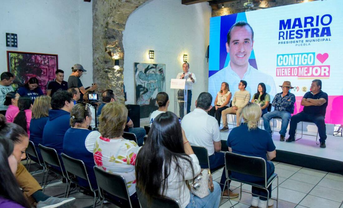 Mario Riestra presentó su plan de desarrollo humano | X Mario Riestra