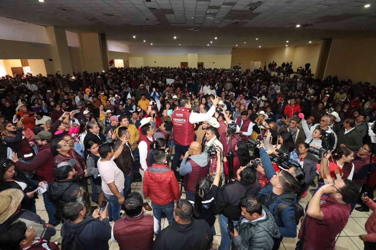 Alejandro Armenta estuvo con simpatizantes en Zacapoaxtla | Fotos Especiales
