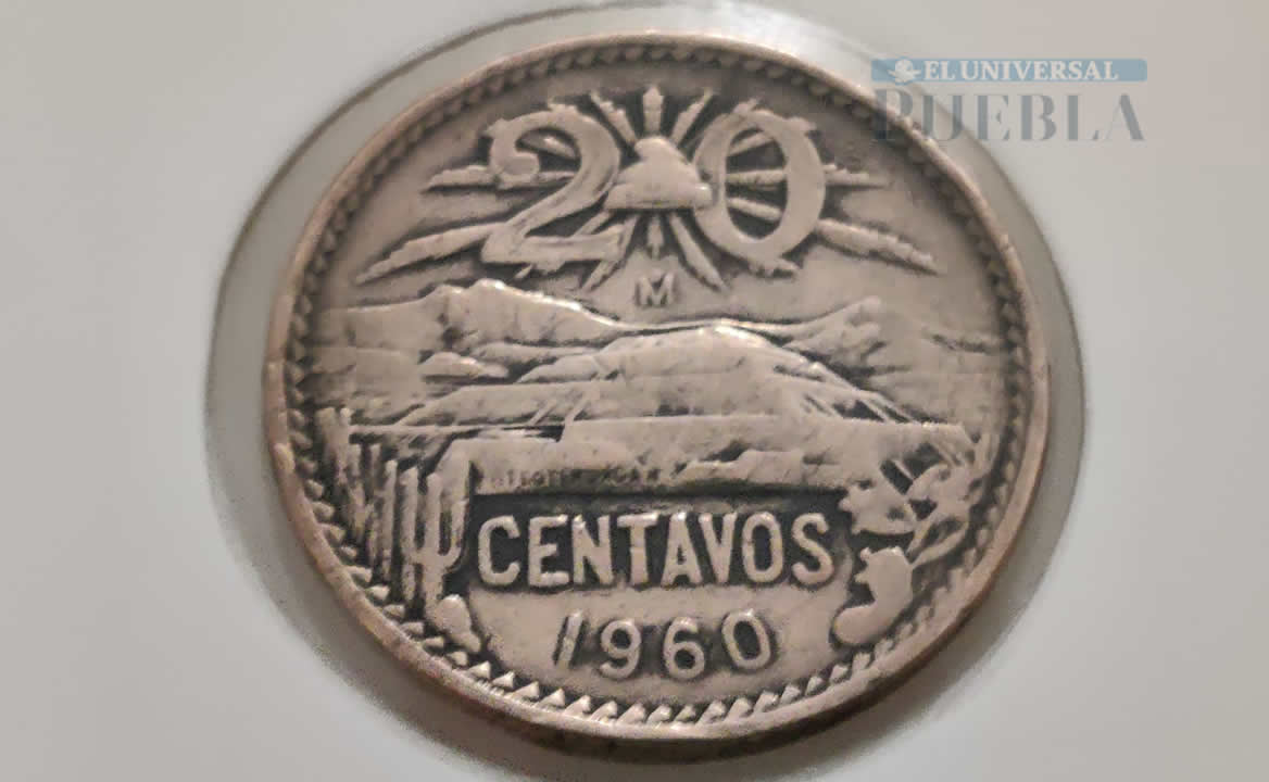 Cuánto valen los 20 centavos de Teotihuacán, las monedas de bronce con tres escudos de armas