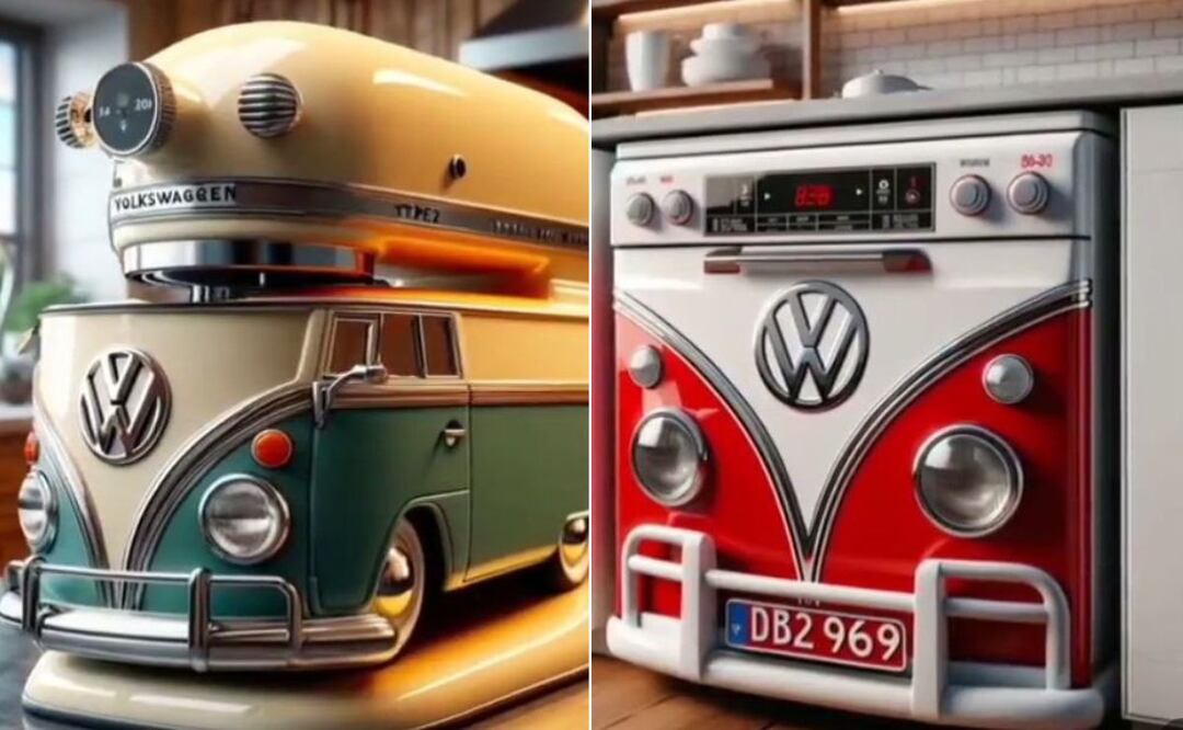 Estos electrodomésticos provocaron gran expectativa entre los aficionados a la Volkswagen | Foto: Twitter Carla Ponti