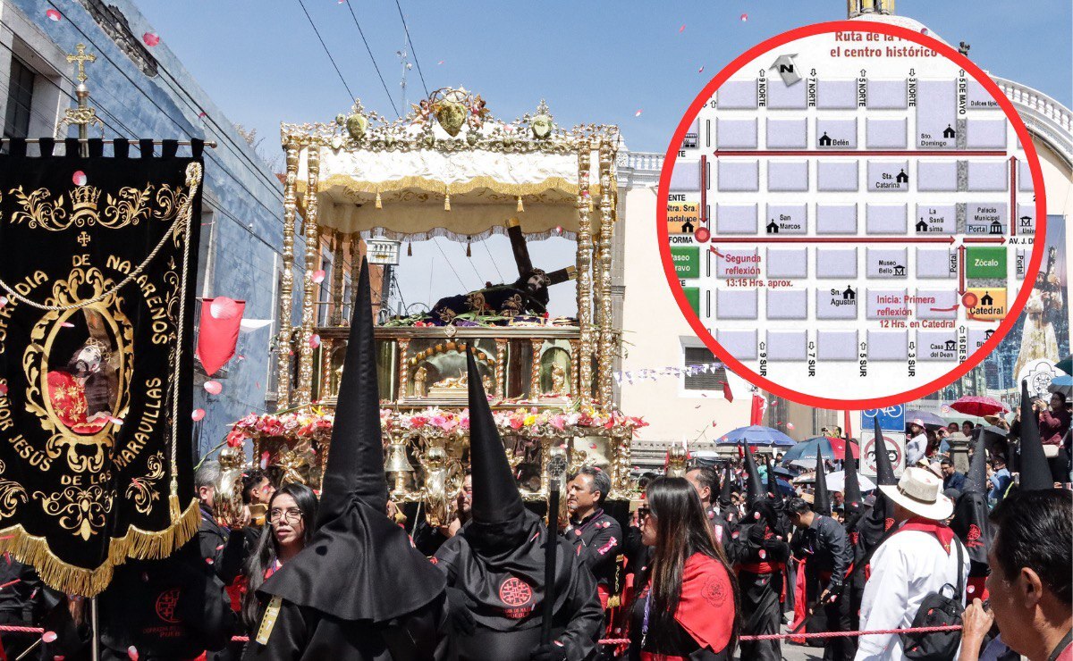 Procesión de Viernes Santo Puebla 2025: horario, recorrido e imágenes que participan
