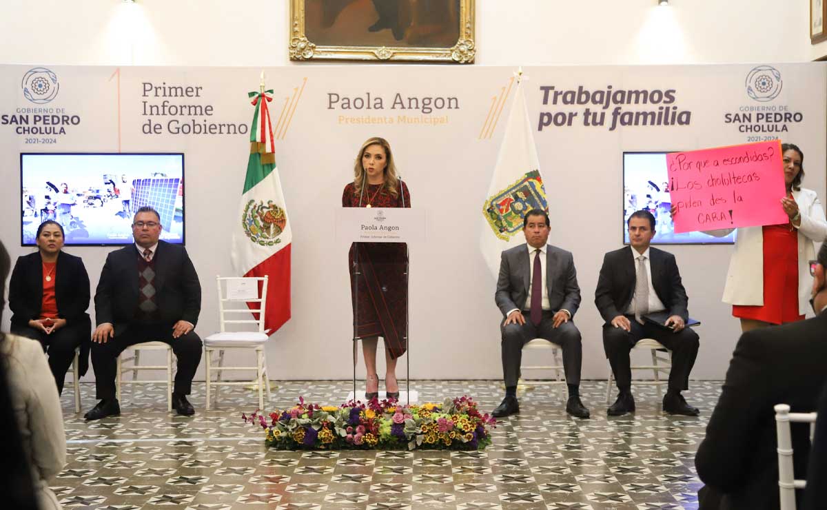 En un ambiente tenso, Paola Angón rinde su primer informe