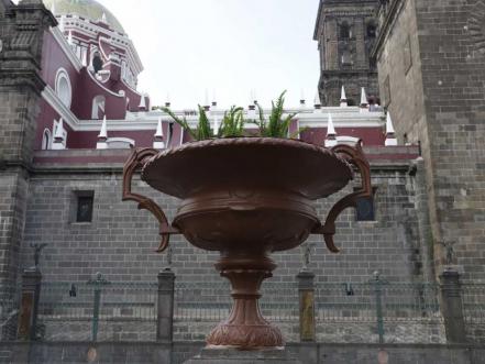 Así quedó el zócalo de Puebla