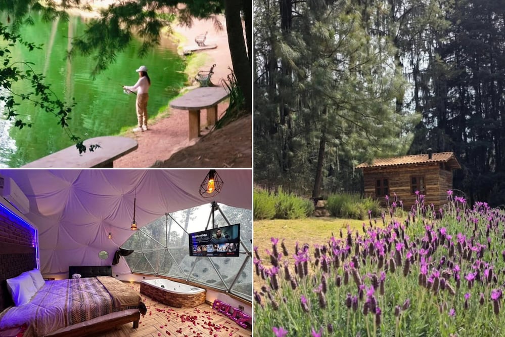 Destinos en Puebla se posicionan como opciones ideales para la relajación | Foto: Facebook Arco Iris Sport Fishing / Cabañas Zacatlán / Rancho San Martín