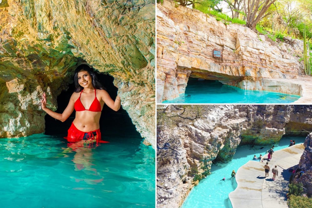 Foto: Facebook Las Cuevitas I Escapa de Puebla al balneario de aguas termales y cuevas