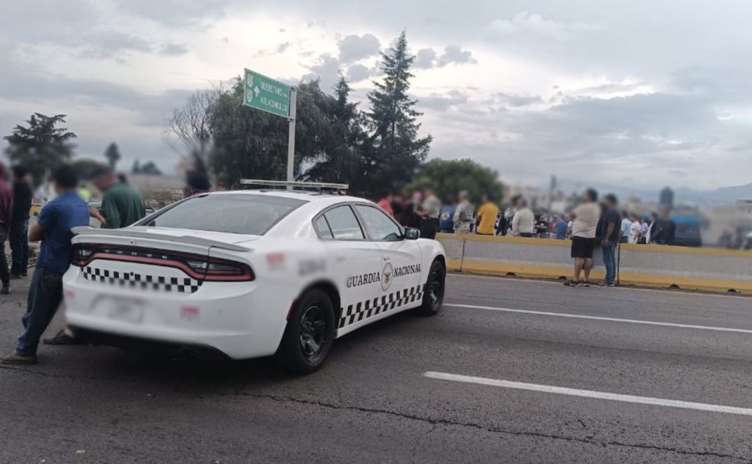 La autopista México-Puebla fue bloqueada | Foto: Guardia Nacional Carreteras
