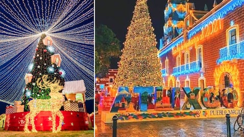 Villa iluminada Atlixco 2022. Los dos espectáculos de luces que puedes visitar en este Pueblo Mágico