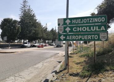 Vías alternas para llegar al Aeropuerto Internacional de Puebla ante cierres por obras