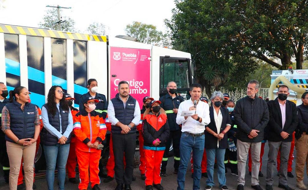 Las acciones del Ayuntamiento se enfocan en la limpieza de calles | Foto: Ayuntamiento de Puebla