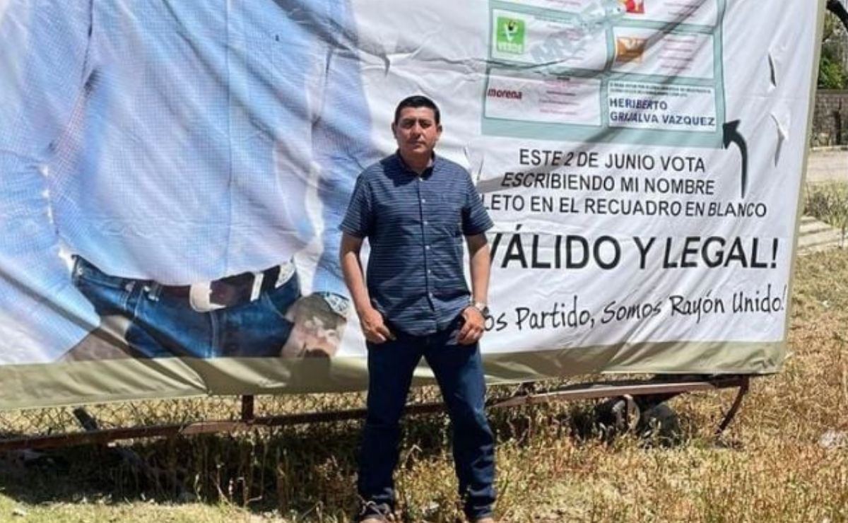 Él ganó las elecciones sin estar en la boleta