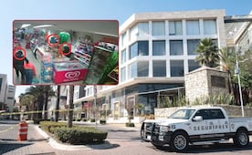 VIDEO Sujetos encapuchados y armados asaltan tienda de Sonata, en Lomas de Angelópolis