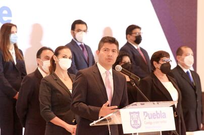 Mi gabinete no es por cuota de partidos, responde Lalo Rivera a Genoveva Huerta