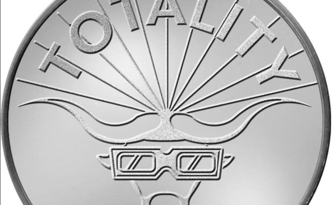 Esta es la moneda conmemorativa del eclipse total de Sol | Foto: Total Eclipse Silver Coin