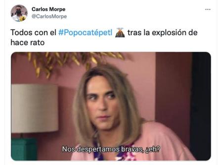 Los mejores memes sobre la explosión del Volcán Popocatépetl