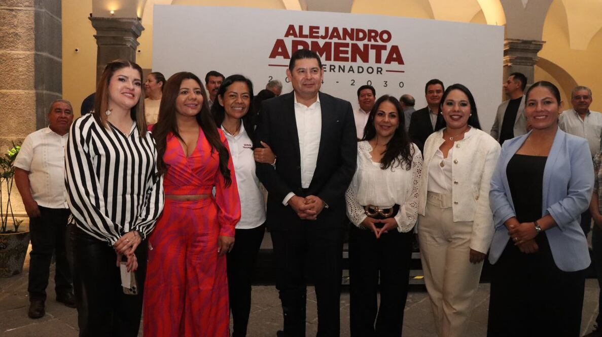 Tonantzin Fernández acudió al encuentro con Alejandro Armenta. | Foto X Tonantzin Fernández.