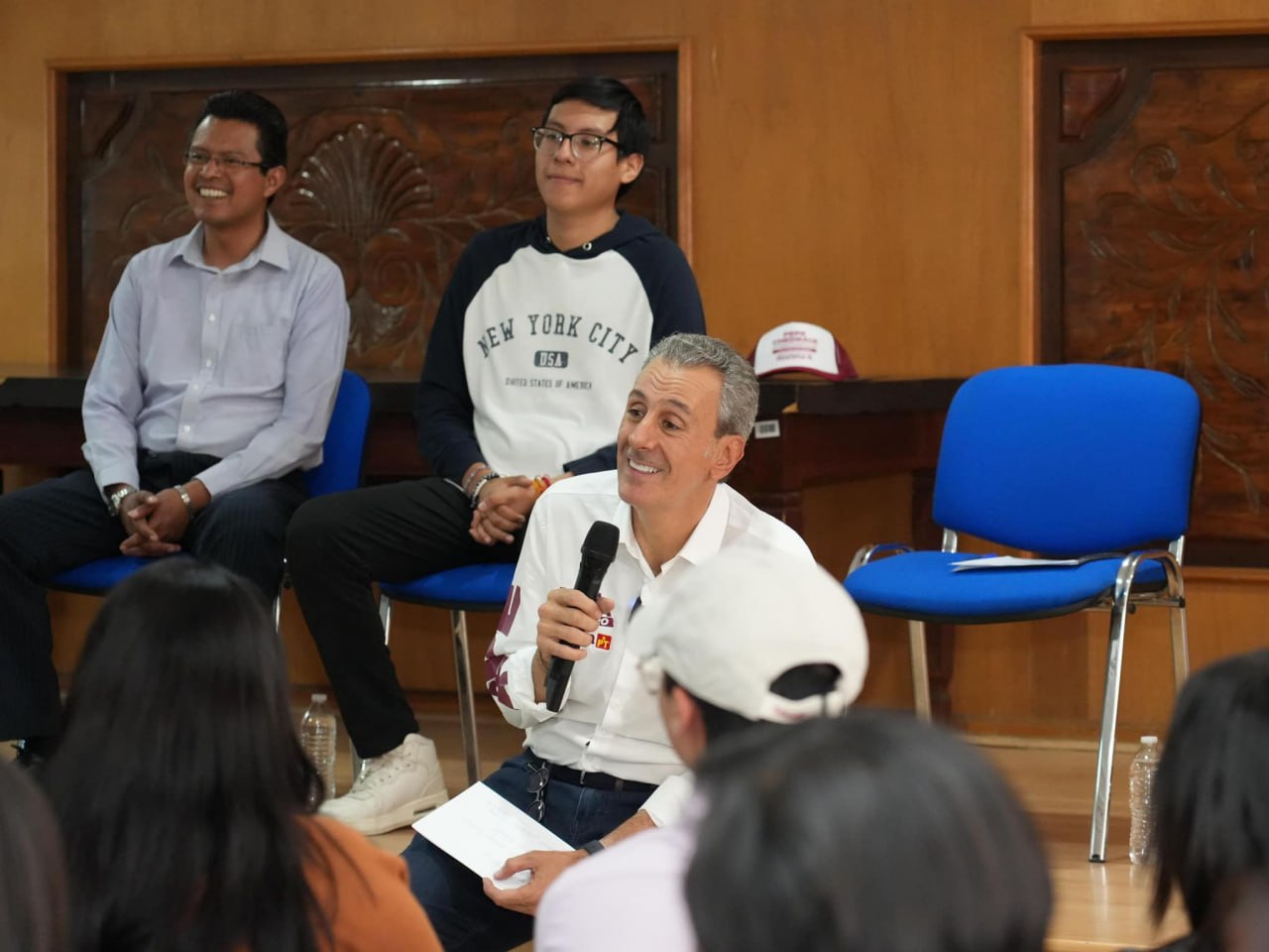 Pepe Chedraui se reunió con alumnos del Instituto de Ciencias Jurídicas de Puebla | Foto: Pepe Chedraui
