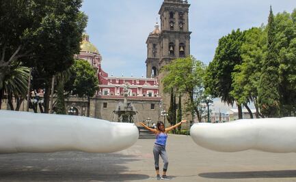 ESCULTURA “TÚ” PERMANECERÁ EN EL ZÓCALO