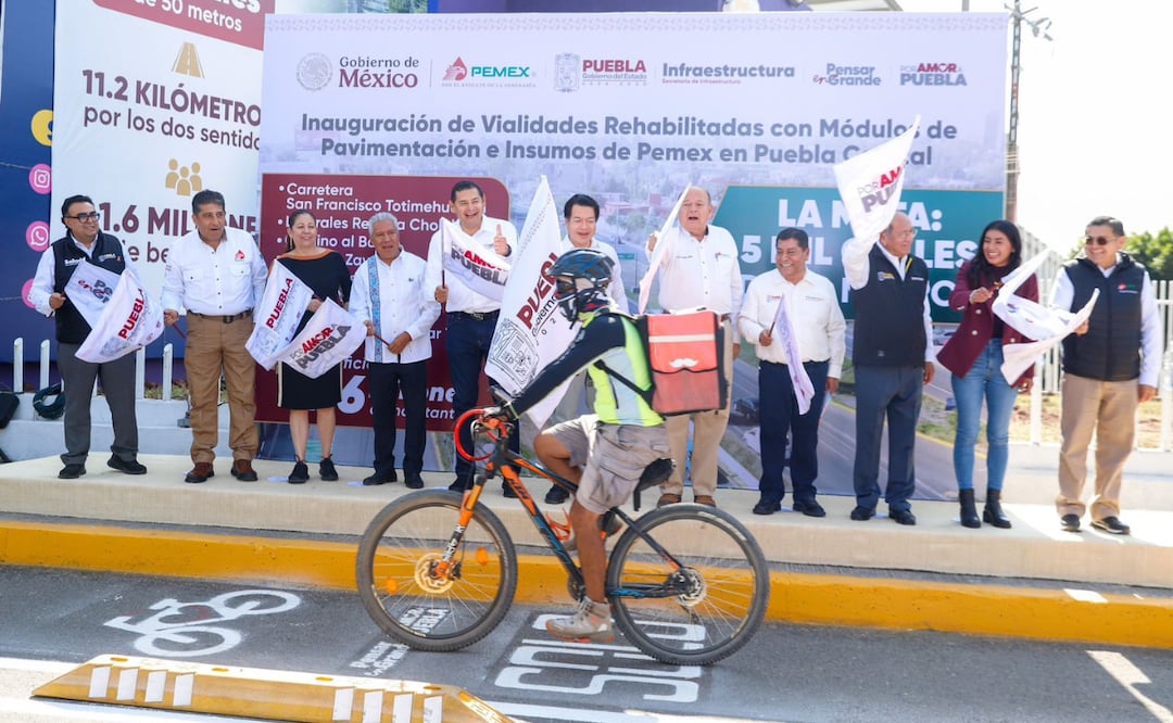 “Puebla ejemplo de espléndida utilización del material donado y de ataque frontal al huachicol”: Gerencia de Responsabilidad Social de PEMEX | Foto: Gobierno del Estado