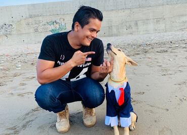 Jefferson Rescata llega a Puebla para intentar salvar a perritos que cayeron al socavón