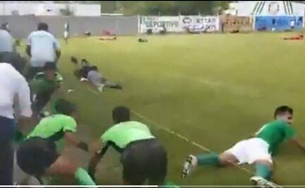 Balacera en pleno partido de fútbol deja tres muertos