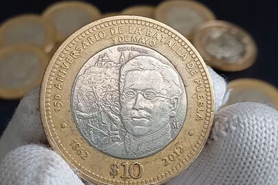 ¿Dónde puedo vender mi moneda de 10 pesos de la Batalla de Puebla?