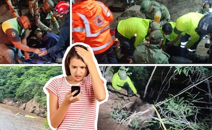 Autobús de Línea Oro cae a río en la carretera Puebla-Tlapa, hay 7 personas fallecidas