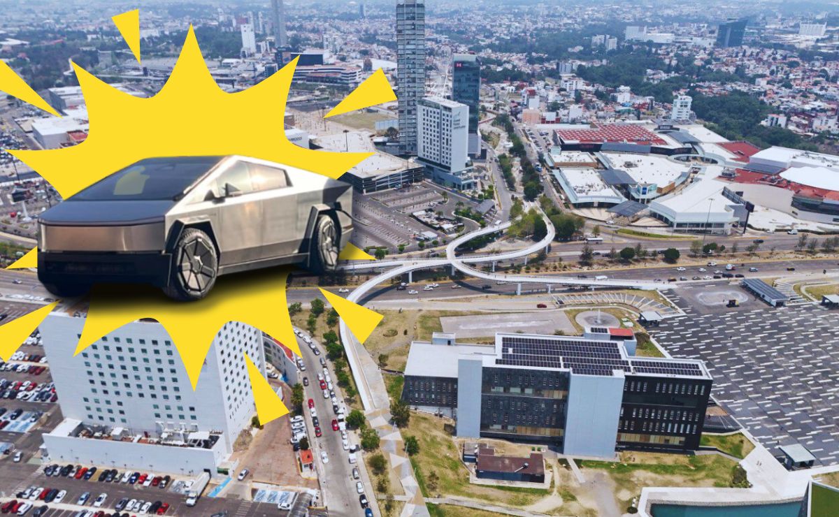 Cybertruck de Tesla causa asombro en las calles de Puebla