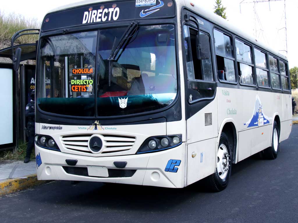 Violento asalto en unidad de la Ruta Directo Cholula