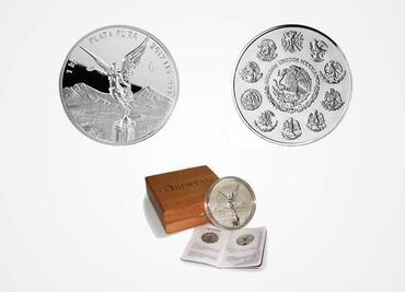 Cómo es la moneda Libertad, la más grande de México con 1 kilo de plata