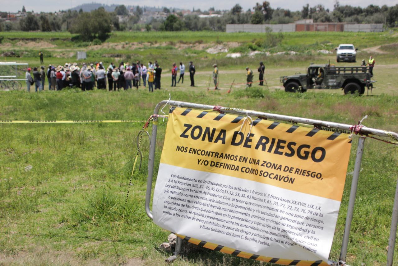 El socavón de Puebla es uno de los más famosos en el mundo | Agencia Es Imagen para El Universal Puebla