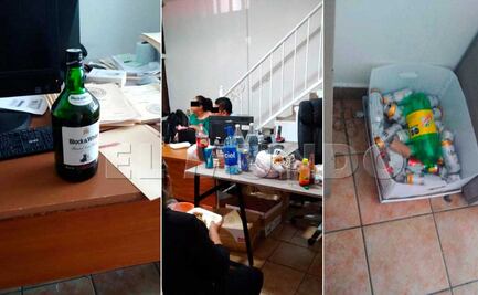 Exhiben a funcionarios de Tecamachalco bebiendo alcohol en horas de trabajo