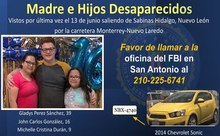 Desaparece familia texana en México