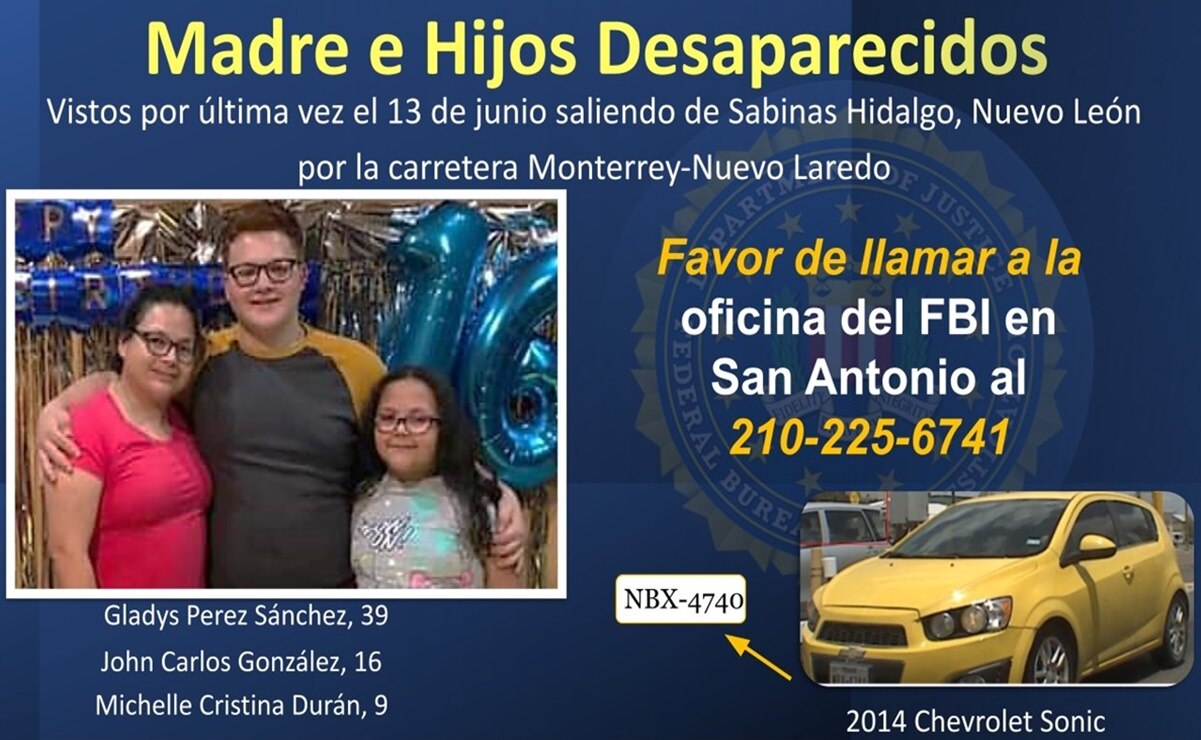Desaparece familia texana en México
