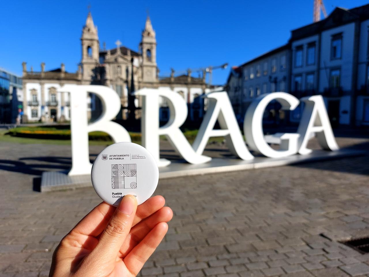 Gobierno municipal promueve a Puebla como ciudad de diseño en Braga, Portugal