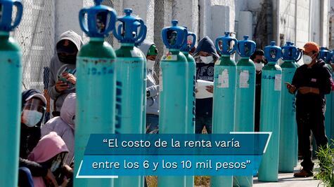 Puebla. Poca demanda de tanques de oxígeno, pese a la tercera ola de contagios por Covid-19