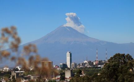 Volcán Popocatépetl emite 148 exhalaciones en las últimas 24 horas