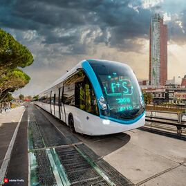 Así será el transporte público de Puebla dentro de 50 años, según la IA