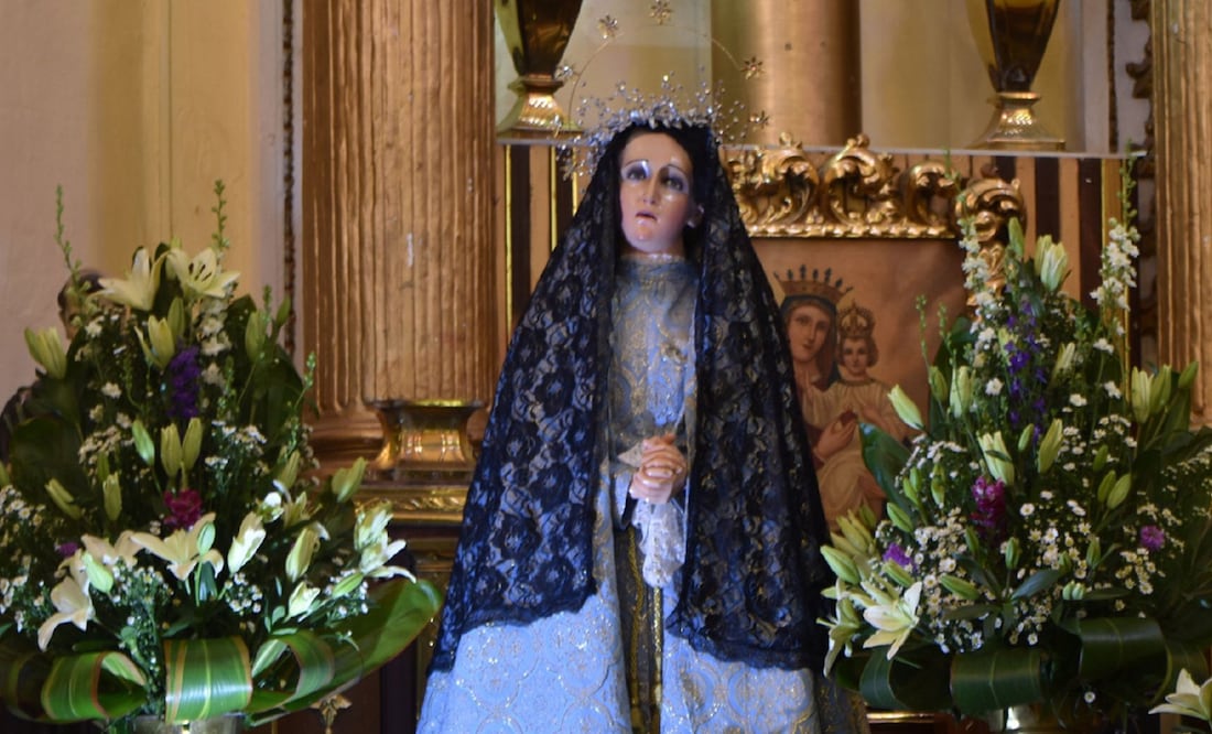 La Virgen de los Dolores es muy venerada durante la Semana Santa en Puebla | Foto: Agencia Es Imagen para El Universal Puebla