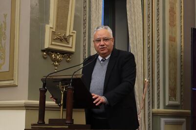 Secretario de Movilidad y Transporte comparece ante el pleno del Congreso del Estado