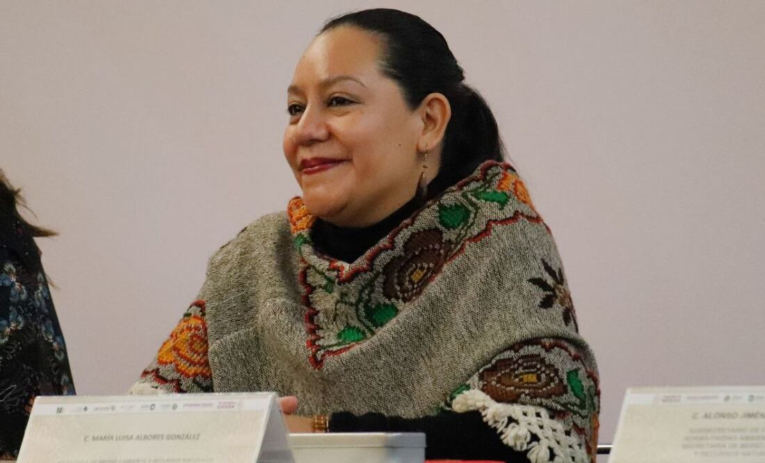 María Luisa Albores es la secretaria de Medio Ambiente en el gabinete de AMLO. | Foto: Agencia Es Imagen para El Universal Puebla