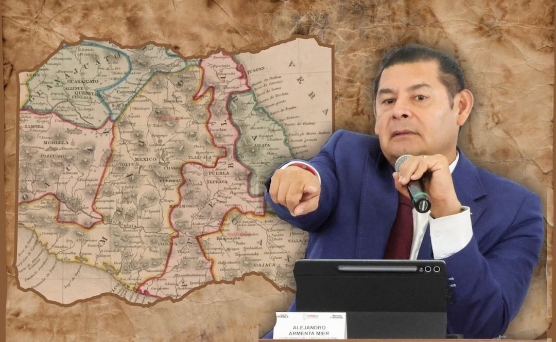 Puebla tenía playas en Guerrero y Veracruz, pero las perdió durante el virreinato, recordó el gobernador Armenta | Foto: EsImagen / IG mapoteca_mx