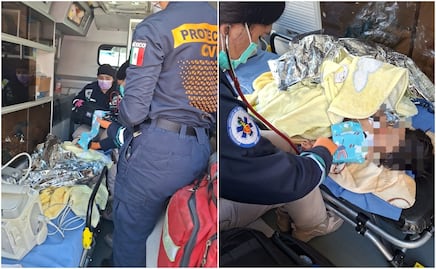 Rescatan a bebé de los brazos de su mamá fallecida en la colonia San Bernabé Temoxtitla