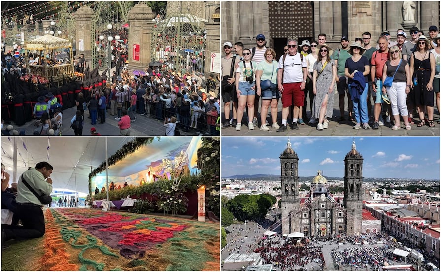 Cerca de un millón de visitantes recibe Puebla en Semana Santa