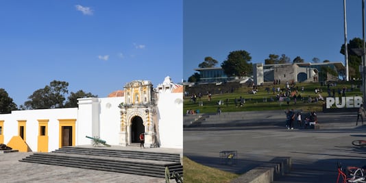 Así se ve hoy el sitio donde ocurrió la Batalla de Puebla el 5 de mayo