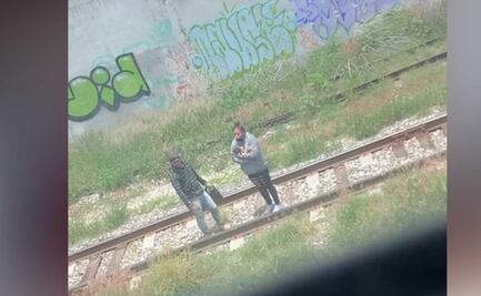 Abandonan a perritos en las vías del tren de Puebla