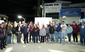 Lleva gobierno de Pepe Chedraui cobertura total LED a inspectorías Oasis y Guadalupe Victoria Valsequillo