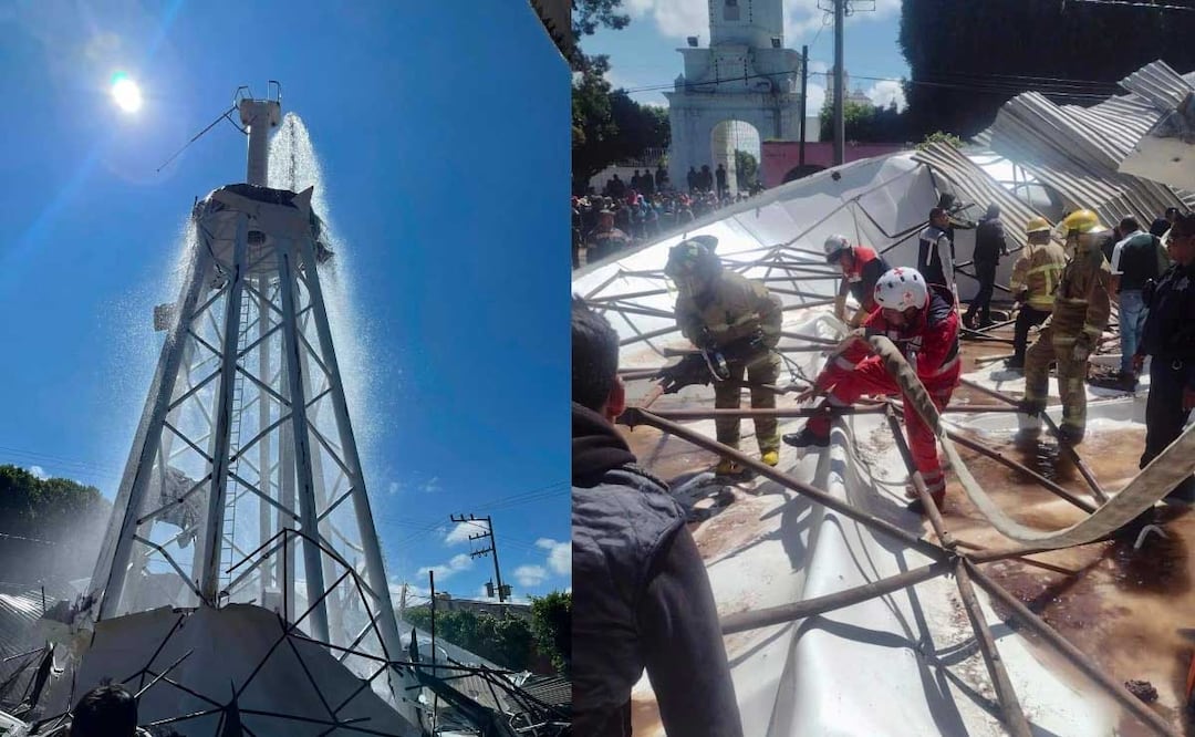 El desplome del tanque elevado dejó tres víctimas | Foto: Archivo El Universal