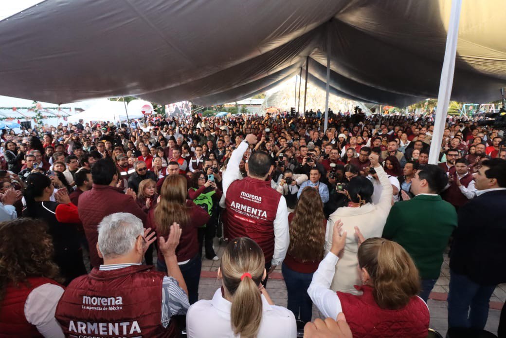 Alejandro Armenta realizó un recuento de estos ocho días de precampaña | Foto: Especial