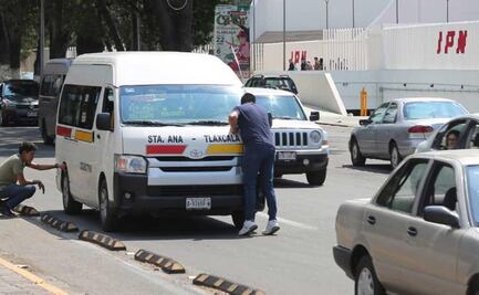 Operativos en transporte público